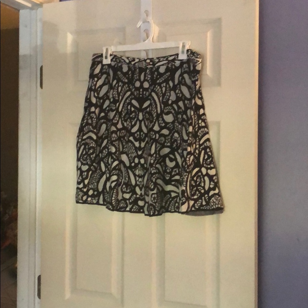 Black and white skirt